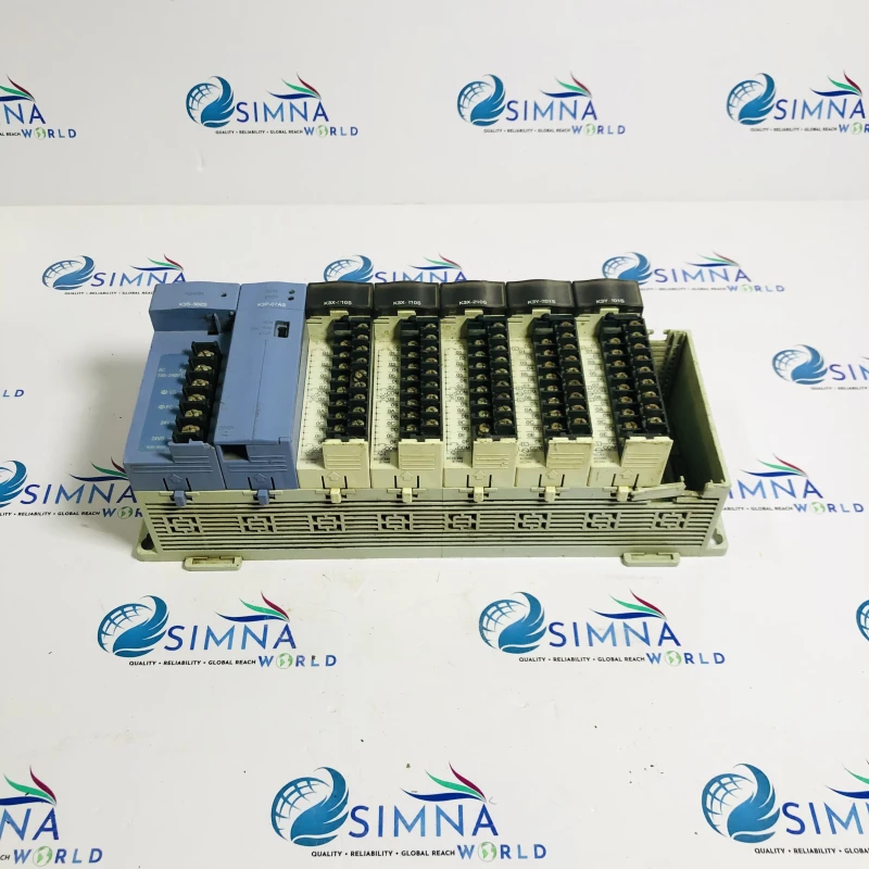 Keyence KZ-300 Series PLC System with KZ-A500 CPU, KZ-PS2 Power Supply & K3X I/O Modules Rack Assembly thumbnail 4